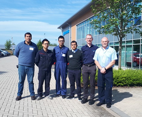 Dynamic Tools and Hertool staff visit UK for Filtermist training
