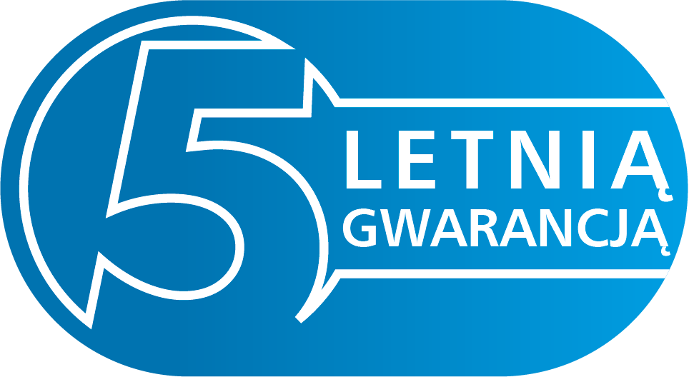 5-letnią Gwarancją