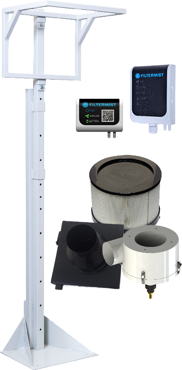 Mist Collection Open Milling Machine Oil Mist Collectors | Filtermist
