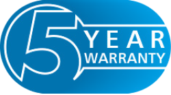 5 Year Warranty