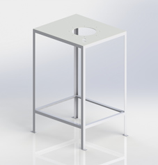 Low-level floor stand latest mounting option for Filtermist oil mist collectors